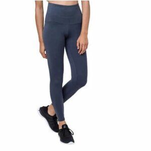 TUFF ATHLETICS Ladies' High Waisted Legging with Pockets, MOONLIT OCEAN , L